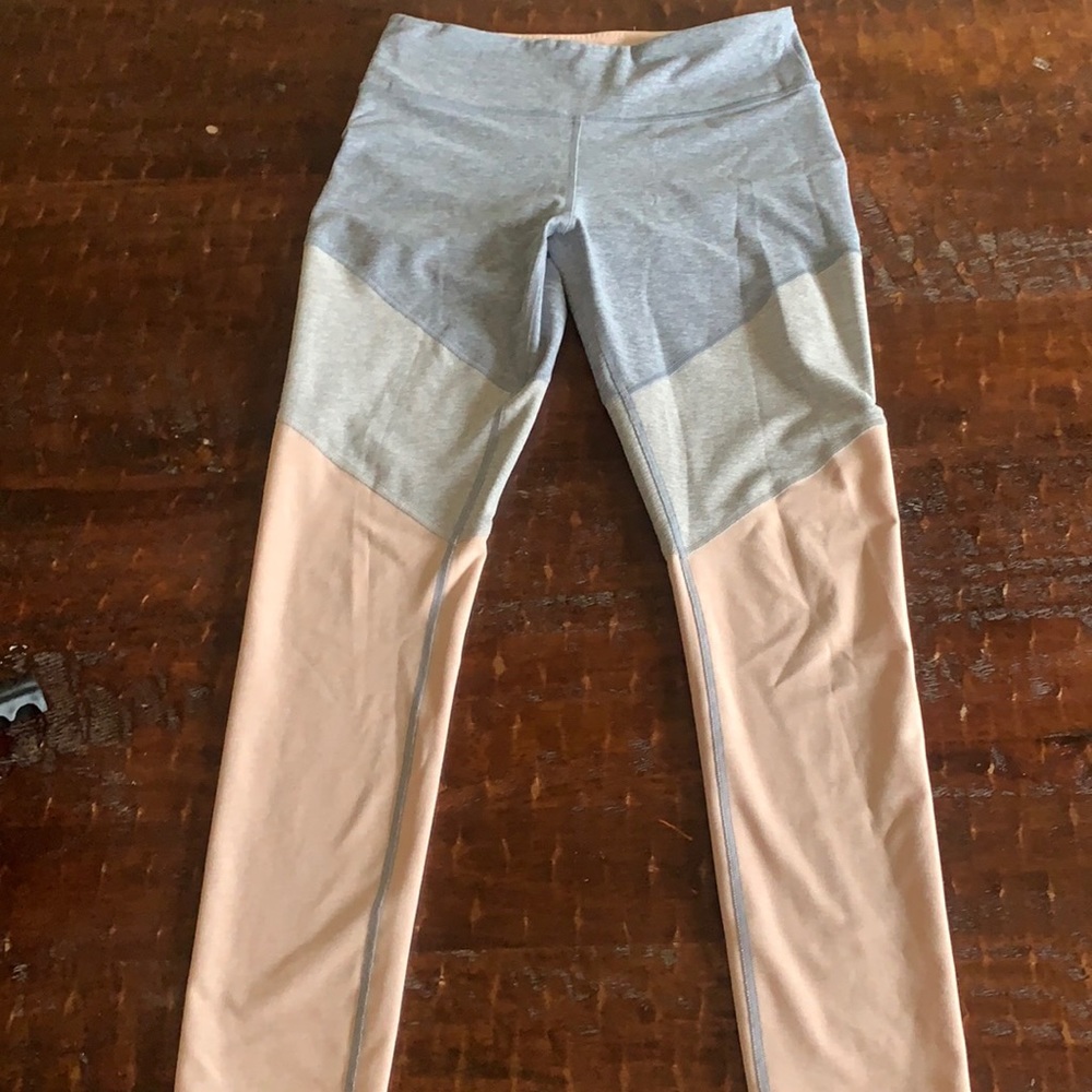 outdoor voices color-blocked leggings